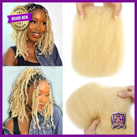 12 Inch Human Hair Extensions for Braiding, 4C Kinky Curly Texture, 50g Bundle main image 6